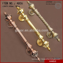 Gorgeous alloy wooden entrance door handle for heavy wooden gate
